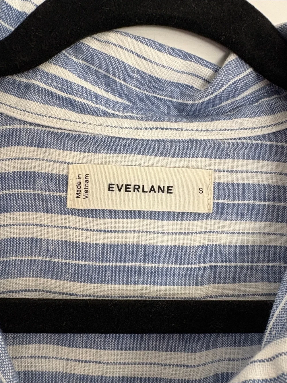 Everlane Daytripper Dress in Blue/White Linen - Picture 5 of 7